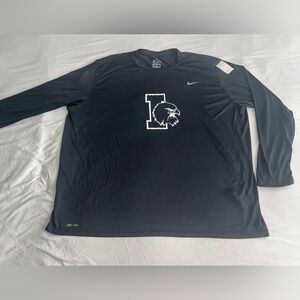 🔥NIKE 4XL TEE Training LIGHT T-SHIRT LONG SLEEVE STYLE #727980-010 SIZE XXXXL